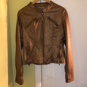 Bronze Leather Jacket